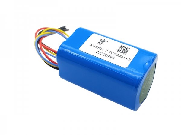 7.4V 6800mAh 18650 通信锂电池|2S2P锂电池